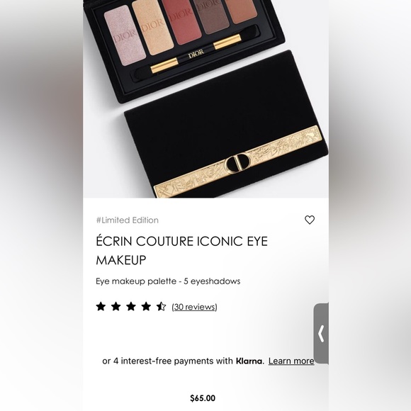 Christian Dior Eyeshadow Palette - Picture 2 of 5